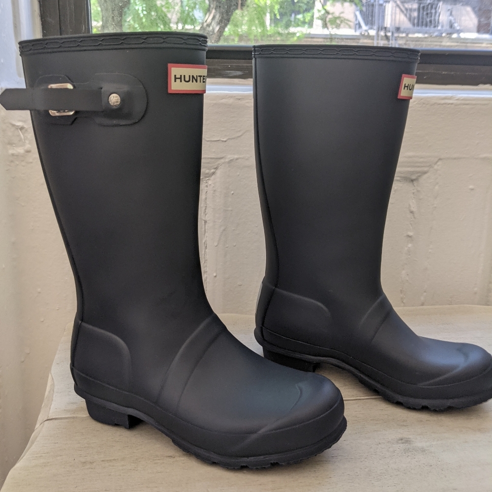 Hunter kids navy rainboots